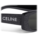 Céline - Occhiali da Sole Cat-Eye S264 in Acetato - Rosa Glitterato - Occhiali da Sole - Céline Eyewear