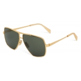 Céline - Occhiali da Sole Metal Frame 24 in Metallo - Oro Verde - Occhiali da Sole - Céline Eyewear