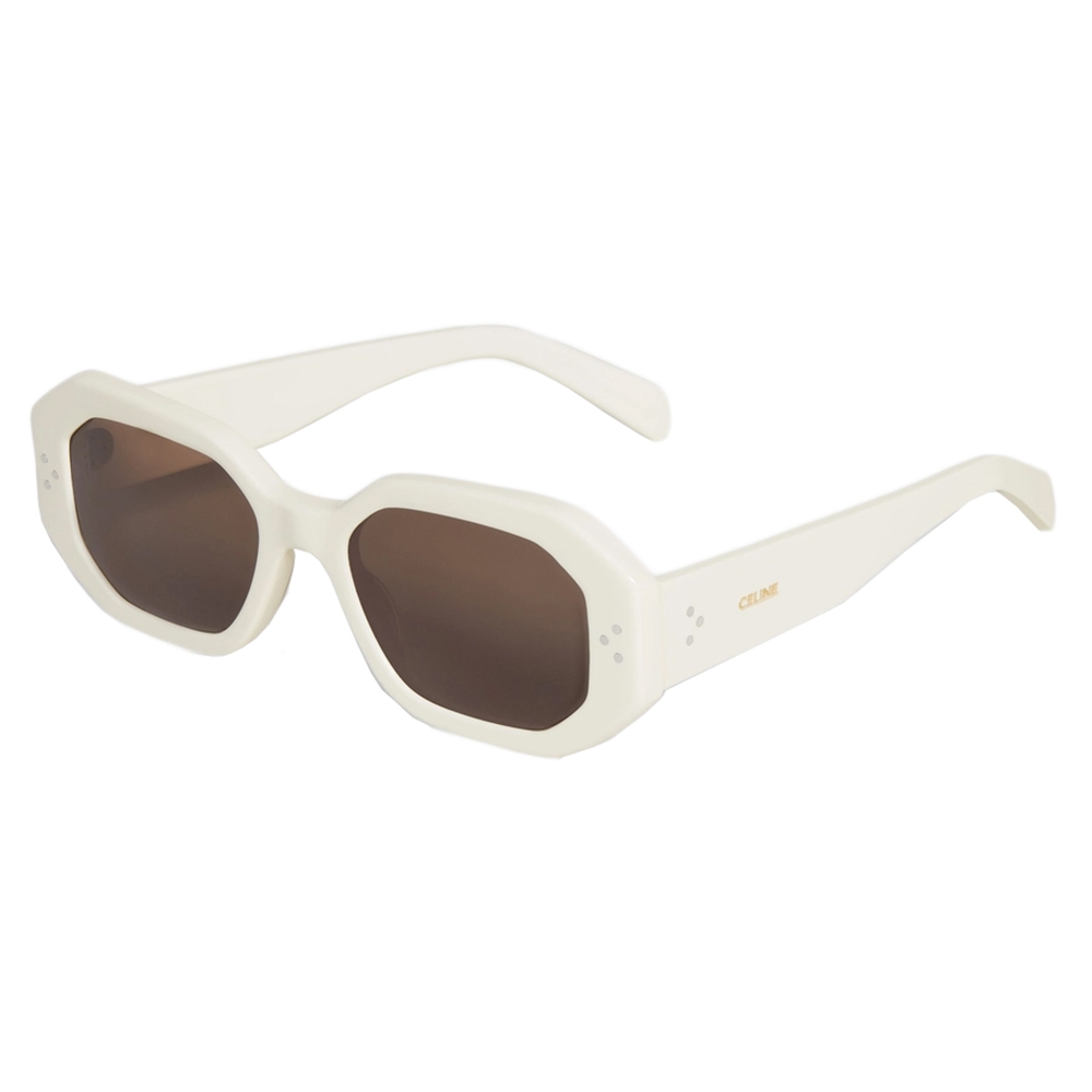 Céline - Square S255 Sunglasses in Acetate - Ivory - Sunglasses ...