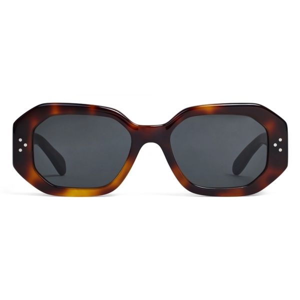 Céline - Square S255 Sunglasses in Acetate - Classic Havana - Sunglasses - Céline Eyewear