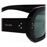 Céline - Square S255 Sunglasses in Acetate - Black - Sunglasses - Céline Eyewear