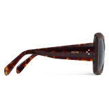 Céline - Square S263 Sunglasses in Acetate - Classic Havana - Sunglasses - Céline Eyewear
