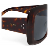 Céline - Occhiali da Sole Squadrati S263 in Acetato - Avana Classico - Occhiali da Sole - Céline Eyewear