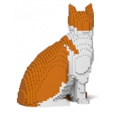 Jekca - Cat 10S-M03 - Lego - Sculpture - Construction - 4D - Brick Animals - Toys