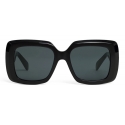 Céline - Square S263 Sunglasses in Acetate - Black - Sunglasses - Céline Eyewear