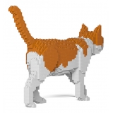 Jekca - Cat 11S-M03 - Lego - Scultura - Costruzione - 4D - Animali di Mattoncini - Toys