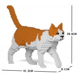 Jekca - Cat 11S-M03 - Lego - Sculpture - Construction - 4D - Brick Animals - Toys