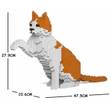 Jekca - Cat 12S-M03 - Lego - Scultura - Costruzione - 4D - Animali di Mattoncini - Toys