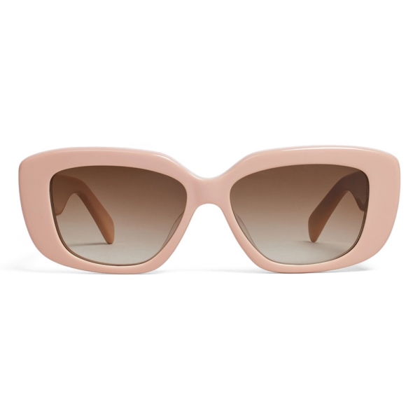 Céline - Triomphe 04 Sunglasses in Acetate - Nude - Sunglasses - Céline Eyewear