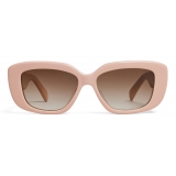 Céline - Triomphe 04 Sunglasses in Acetate - Nude - Sunglasses - Céline Eyewear