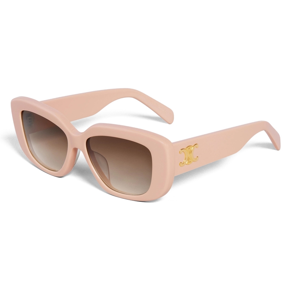 Céline - Triomphe 04 Sunglasses in Acetate - Nude - Sunglasses - Céline  Eyewear - Avvenice