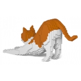 Jekca - Cat 13S-M03 - Lego - Scultura - Costruzione - 4D - Animali di Mattoncini - Toys