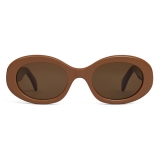 Céline - Triomphe 01 Sunglasses in Acetate - Camel - Sunglasses - Céline Eyewear