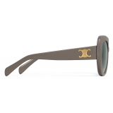 Céline - Triomphe 06 Sunglasses in Acetate - Grey - Sunglasses - Céline Eyewear