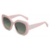 Céline - Triomphe 06 Sunglasses in Acetate - Pastel Pink - Sunglasses - Céline Eyewear