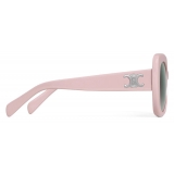 Céline - Triomphe 06 Sunglasses in Acetate - Pastel Pink - Sunglasses - Céline Eyewear