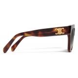 Céline - Triomphe 09 Sunglasses in Acetate - Classic Havana - Sunglasses - Céline Eyewear