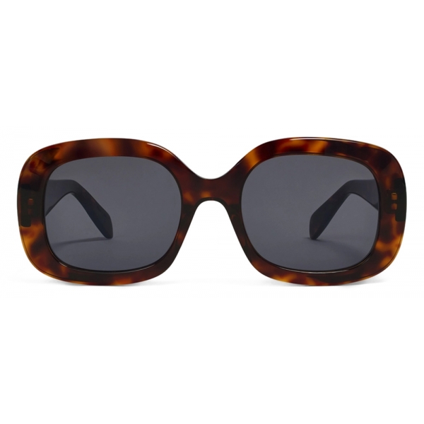 Céline - Triomphe 10 Sunglasses in Acetate - Red Havana - Sunglasses - Céline Eyewear