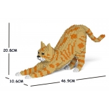 Jekca - Cat 05S-M01 - Lego - Scultura - Costruzione - 4D - Animali di Mattoncini - Toys