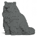 Jekca - Persian Cat 01S-M02 - Lego - Sculpture - Construction - 4D - Brick Animals - Toys