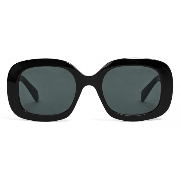 Céline - Triomphe 10 Sunglasses in Acetate - Black - Sunglasses - Céline Eyewear