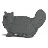 Jekca - Persian Cat 02S-M02 - Lego - Sculpture - Construction - 4D - Brick Animals - Toys