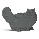 Jekca - Persian Cat 02S-M02 - Lego - Sculpture - Construction - 4D - Brick Animals - Toys