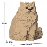Jekca - Persian Cat 01S-M03 - Lego - Scultura - Costruzione - 4D - Animali di Mattoncini - Toys