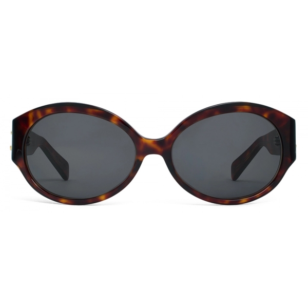 Céline - Triomphe 11 Sunglasses in Acetate - Red Havana - Sunglasses - Céline Eyewear