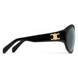 Céline - Triomphe 11 Sunglasses in Acetate - Black - Sunglasses - Céline Eyewear