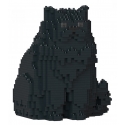 Jekca - Persian Cat 01S-M04 - Lego - Sculpture - Construction - 4D - Brick Animals - Toys