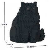 Jekca - Persian Cat 01S-M04 - Lego - Sculpture - Construction - 4D - Brick Animals - Toys