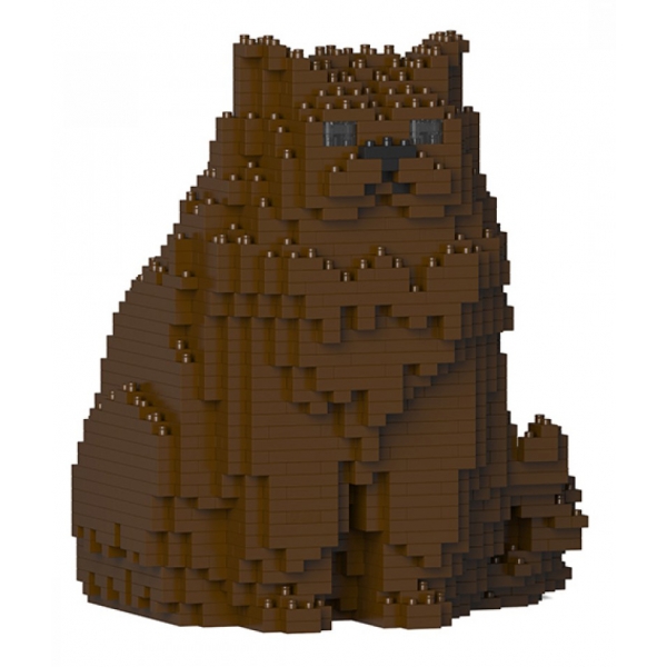Jekca - Persian Cat 01S-M05 - Lego - Sculpture - Construction - 4D - Brick Animals - Toys