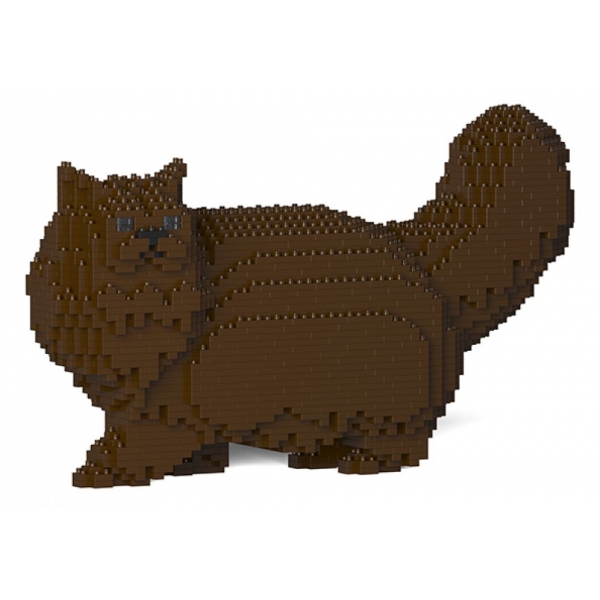 Jekca - Persian Cat 02S-M05 - Lego - Sculpture - Construction - 4D - Brick Animals - Toys