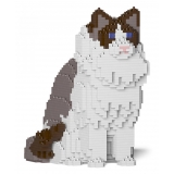 Jekca - Ragdoll Cat 01S-M01 - Lego - Sculpture - Construction - 4D - Brick Animals - Toys