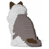Jekca - Ragdoll Cat 01S-M01 - Lego - Scultura - Costruzione - 4D - Animali di Mattoncini - Toys