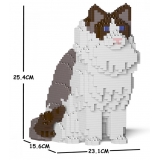 Jekca - Ragdoll Cat 01S-M01 - Lego - Scultura - Costruzione - 4D - Animali di Mattoncini - Toys