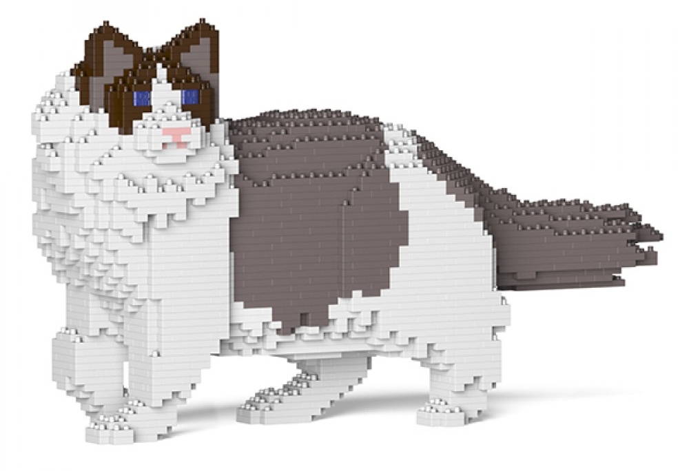 Jekca - American Shorthair - Gatto - 02S-M01 - Lego - Scultura -  Costruzione - 4D - Animali di Mattoncini - Toys - Avvenice