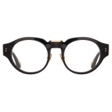 Linda Farrow - Leon Angular Optical Glasses in Black - LFL1324C1OPT - Linda Farrow Eyewear