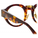 Linda Farrow - Leon Angular Optical Glasses in Tortoiseshell - LFL1324C2OPT - Linda Farrow Eyewear