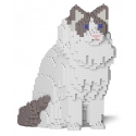 Jekca - Ragdoll Cat 01S-M02 - Lego - Sculpture - Construction - 4D - Brick Animals - Toys