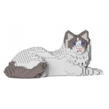 Jekca - Ragdoll Cat 02S-M02 - Lego - Scultura - Costruzione - 4D - Animali di Mattoncini - Toys