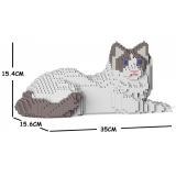 Jekca - Ragdoll Cat 02S-M02 - Lego - Sculpture - Construction - 4D - Brick Animals - Toys