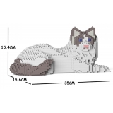 Jekca - Ragdoll Cat 02S-M02 - Lego - Scultura - Costruzione - 4D - Animali di Mattoncini - Toys