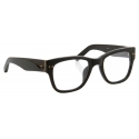 Linda Farrow - 215 D-Frame Optical Glasses in Black - LFL215C1OPT - Linda Farrow Eyewear