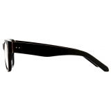 Linda Farrow - 215 D-Frame Optical Glasses in Black - LFL215C1OPT - Linda Farrow Eyewear
