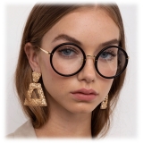 Linda Farrow - Tracy Oversized Optical Glasses in Black - LFL239C1OPT - Linda Farrow Eyewear