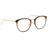 Linda Farrow - Calthorpe Oval Optical Glasses in Brown (C6) - LFLC251C6OPT - Linda Farrow Eyewear