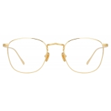 Linda Farrow - Occhiali da Vista Quadrati Simon in Oro Giallo - LFL479C6OPT - Linda Farrow Eyewear