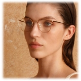 Linda Farrow - Occhiali da Vista Quadrati Simon in Oro Giallo - LFL479C6OPT - Linda Farrow Eyewear